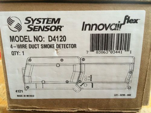 System Sensor D4120 Duct Smoke Detector 4 wire Fire Alarm Innovair Flex  NEW