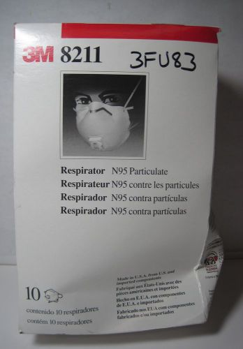 3M N95 Disposable Respirator 3FU83 8211 10-Pack NNB
