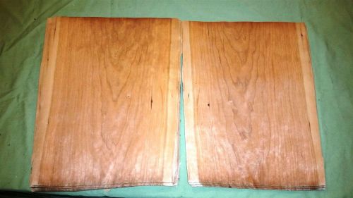 Cherry 15.25 x 10.25 wood Veneer Curly (#v1678)