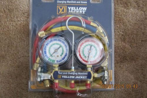 Yellow jacket charging manifold and hoses for sale