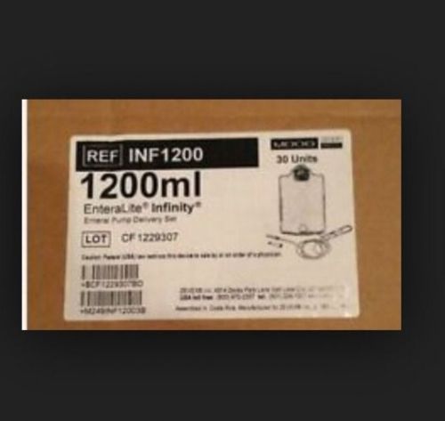 Zevex # INF1200 EnteraLite Infinity Enteral Pump Delivery Box of 30 Sets