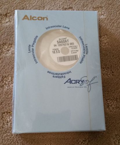 Alcon Acrysof Intraocular Lens IOL SA60AT 18.5D