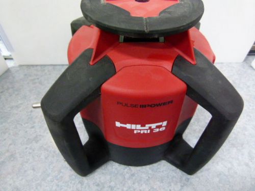 HILTI PRI 36 Rotating Laser Level Kit w/ Remote Control