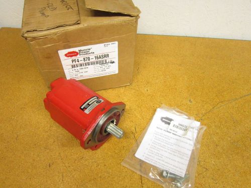 Muncie Power Products PF4-870-16ASRR Hydraulic Pump 2000 RPM 1-1/16&#034; ODT 3/4&#034;