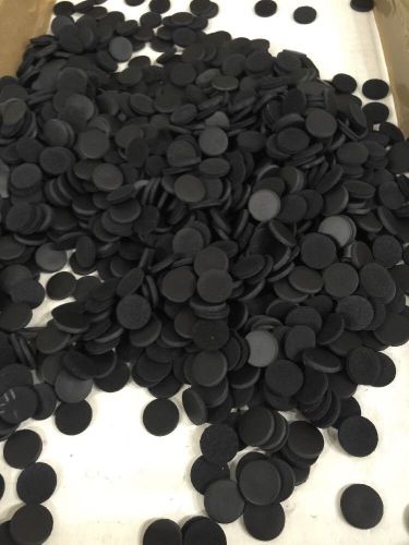 Leather Discs 1/8 Thick 13/16 Round Black