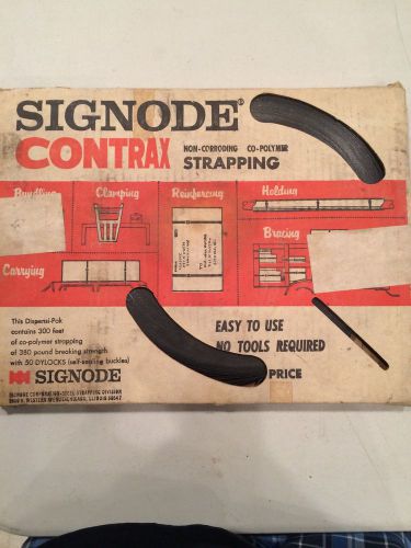 New signode 84545 contrax  300 ft of co-polymer strapping for sale