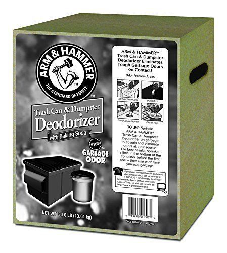 Arm &amp; Hammer 33200-00007 Trash Can and Dumpster Deodorizer 30 lbs