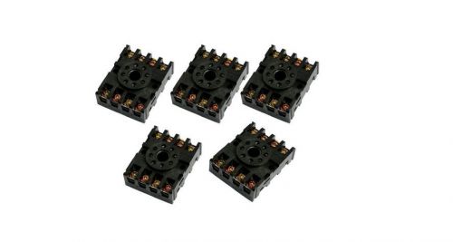 5 Pcs 8-Pin Screw Terminals PF083A Relay Base Socket