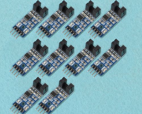 10pcs Slot-type Optocoupler Module Speed Measuring Sensor Speed Sensor new