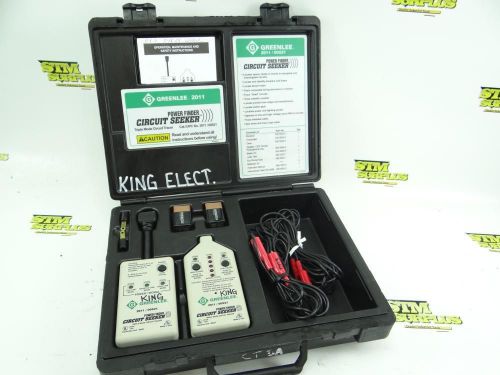 Greenlee 2011 / 00521 power finder circuit seeker w/ case nice! for sale