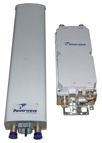 Powerwave cellular high broadband panel antenna &amp; dual band 850/1900 amplifier! for sale