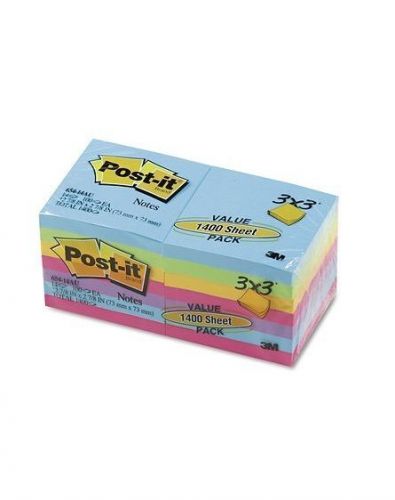 Post-It Ultra Color Notes 3&#034; x 3&#034; 100 Sheets Per Pad 14 Pack Assorted Colors