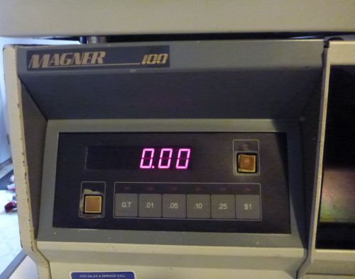 Magner Electronic Coin Sorter Counter Machine 100 tested works great