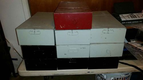 1940&#039;s VINTAGE MOSLER SAFETY DEPOSIT BOXES