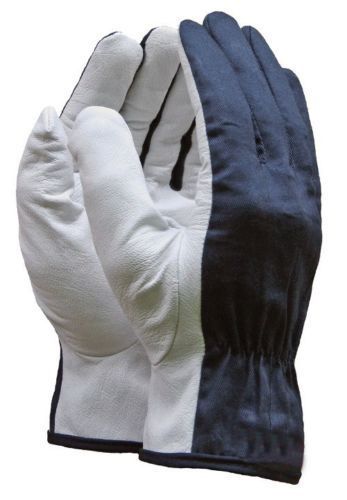 Work Safety Gloves / 3 pairs / Goat Skin Leather + Nylon /Quality/Size:7,8,9,10