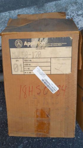 APPLETON HAZARDOUS LOCATION/MARINE LIGHT  CATALOG # MUL50-120 &#034; NEW OLD STOCK &#034;