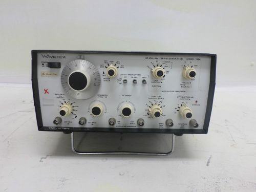 Wavetek 148A 20MHz AM/FM/PM Function Generator *UNTESTED*