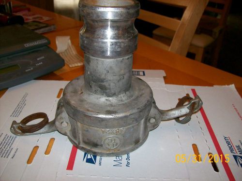 Ever-tite,3&#034; to 2&#034;reducer,316ss,tanker,fittings,chemical,transfer,used,good co, for sale