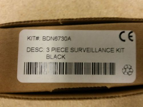 MOTOROLA BDN6730A 3 PIECE SURVEILLANCE KIT, BLACK