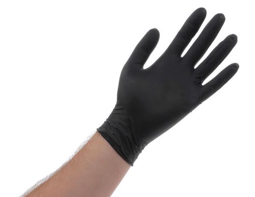 (R) AMAZING QUALITY BLACK NITRILE GLOVES SIZE LARGE POWDER FREE X 200