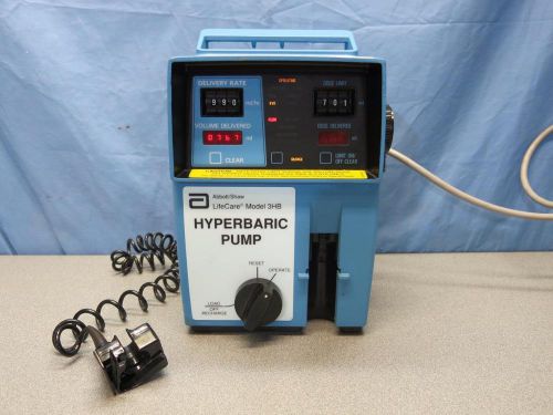 Abbott/Shaw LifeCare Model 3HB Hyperbaric Pump / Volumetric Infusion Pump