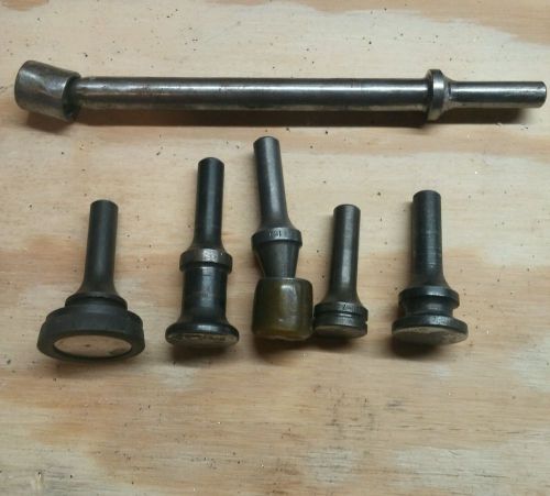 Rivet sets. 6 flush sets.  Aircraft tools.  Rivet gun. Sheet metal