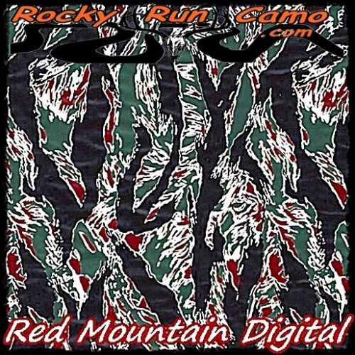 *NEW*Red MNT.Digital R.R.C.Camo Hydrographic water transfer Dip Kit Guns,Skulls