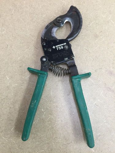Greenlee 759 Ratchet Cable Cutters