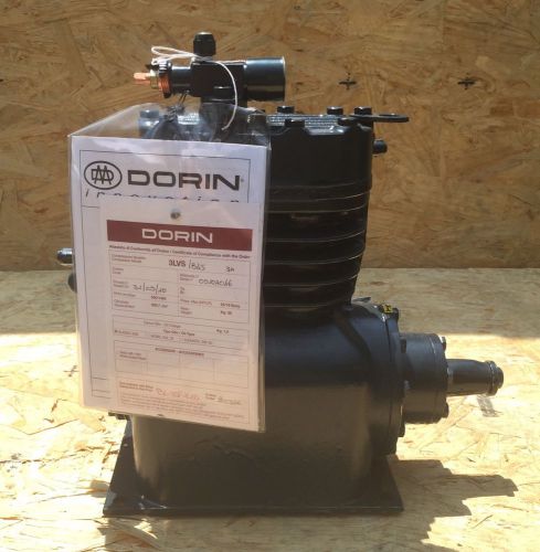 #47 NEW DORIN &#034;3-5 HP MOTOR&#034; COMPRESSOR (M# 3LVS) 25/19Bar 1300Max 2Cyl.