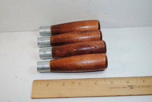 4 Medium Hardwood File Handles