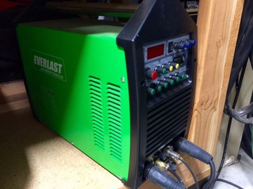 EVERLAST PowerPro 205 200A ACDC TIG ARC PULSE WELDER 50A plasma cutter