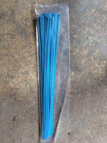 17&#034; blue zip ties 200 for sale