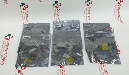 3 Reusable ECG EKG Snap Type Lead Electrode Set, 6 PACKS of 3 Leads Each