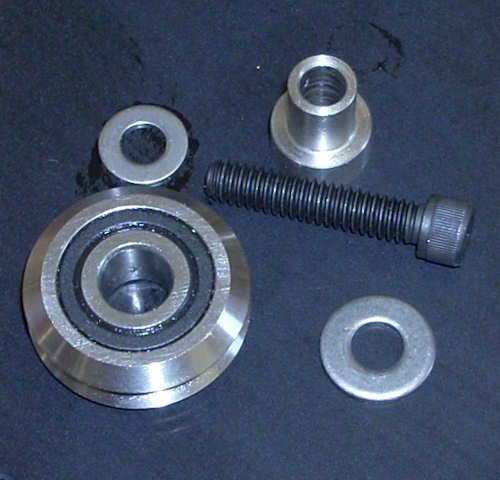 3/8 v groove wheel with fixed mtg kit steel bearing dual seal for cnc router for sale