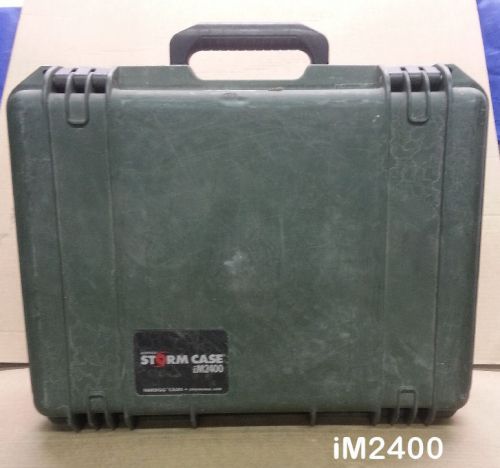 Pelican/Storm Case  #2400 - GREEN - 19.2x15.2x7.3