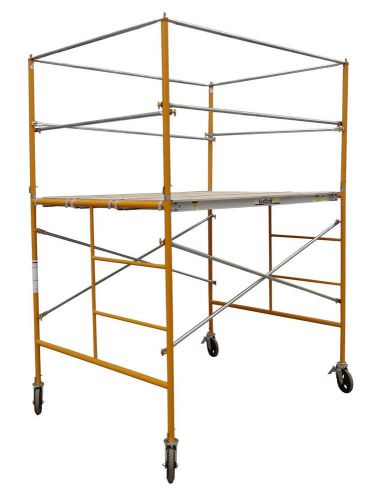 5&#039; Rolling Tower w Deluxe Safety Rails - 5&#039; Scaffold Tower