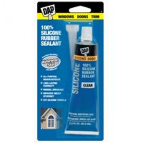 2.8Oz Clear Silicone Sealant Dap Inc Silicone - General Purpose 00684