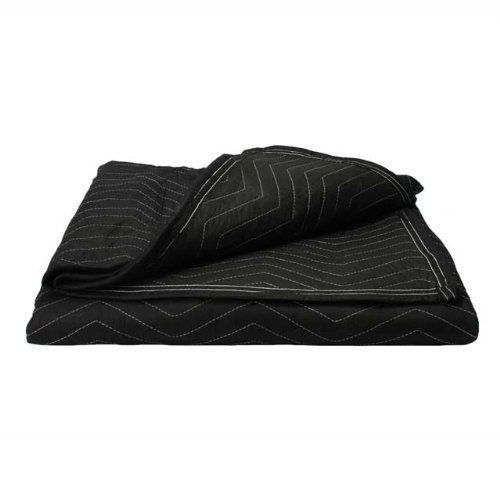 US Cargo Control Moving Blanket (Single) 72&#034; X 80&#034; Econo Mover Black / Black