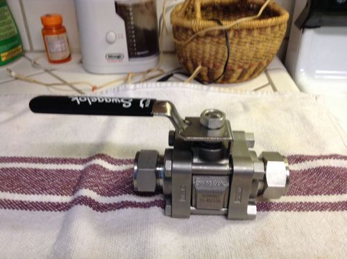 Swagelok SS-65TS16 Manual Ball Valve 1 inch fitting