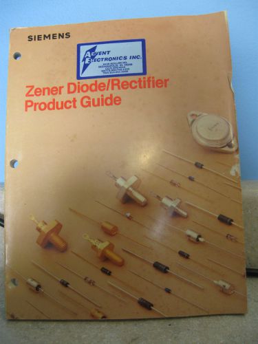 Siemens Zener Diode Rectifier Product Guide