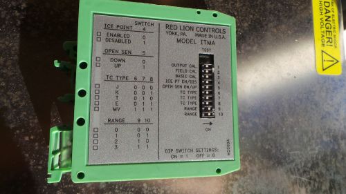 Thermocouple Analog Output 12-42VDC Din Rail Mount ITMA2003 Red Lion ITMA