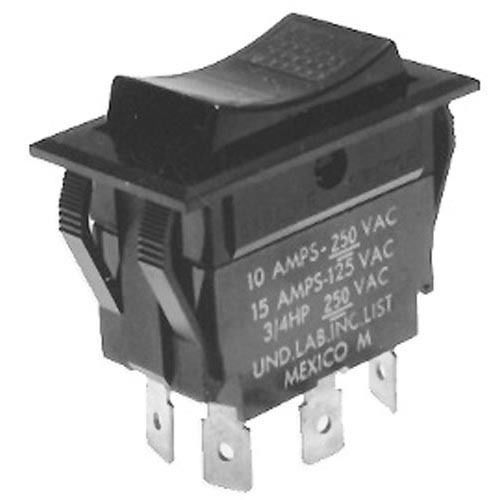 All Points 42-1304 On/Off/On Lighted Rocker Switch - 15A/125V, 10A/250V