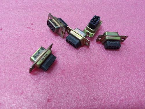 Obsolete Amphenol 117RRE09S Dsub 9pin Std Connector Female, Qty - 130pcs