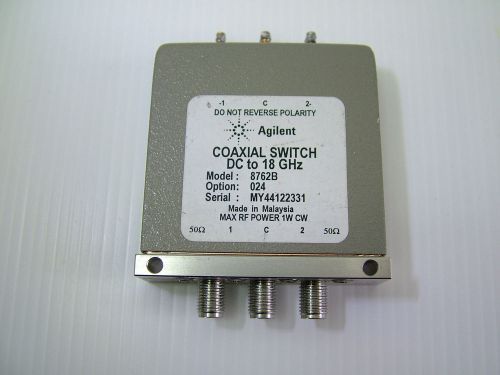 hp DC-18GHz RF Switch 8762B Opt 024 1W CW Agilent