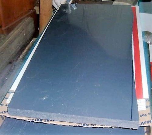 PVC grey sheet 3/4 in thick.3 pcs 1-22x11 -1-22x9 -22x 8 gray type#2