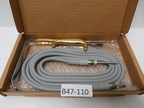 Turtle Fiber Optic Breast RETRACTOR 9&#034;,&amp; Suction W-Autoclave Fiber Optic cable