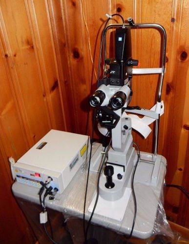 Nidek GYC-1000 green 532 laser with Zeiss 130-SL Slitlamp