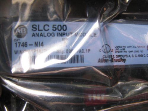 Allen-Bradley  new in the box  SLC-500 ANALOG INPUT MODULE 1746-N14 NI4