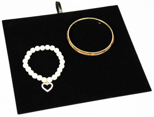 1 tray insert black velvet pad jewelry display bracelet for sale