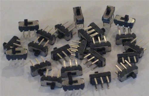 APEM MICRO-MINI MS22 SLIDE SWITCH ON-ON DPDT  (50 pcs)